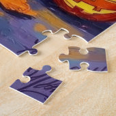 Rat Terrier Trick-or-Treating Halloween Costumes ジグソーパズル (側面)