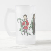 RATBJのコレクターのコップ フロストグラスビールジョッキ (左)