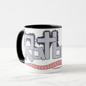 Ratboyのロゴのマグ マグカップ (正面左)