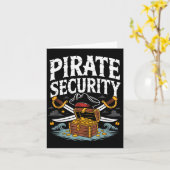 Rate Security Funny Halloween Costume Dad Mom Grou カード (黄色い花)