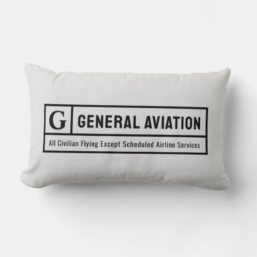 Rated G General Aviation Lumbar Pillow ランバークッション (正面)