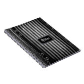 Rathboneのビクトリア時代の人のストライプ ノートブック (右側)