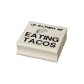 RATHER BE EATING TACOS ラバースタンプ (スタンプ)