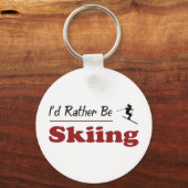 Rather Be Skiing キーホルダー (正面)
