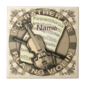 Rather Play Violin タイル (正面)