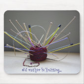 Ratherbeknitting マウスパッド (正面)