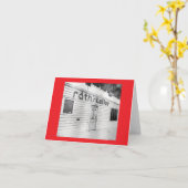 Rathskeller Raleigh NC Illustration カード (黄色い花)