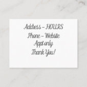 Ratilac 名刺 (裏面)