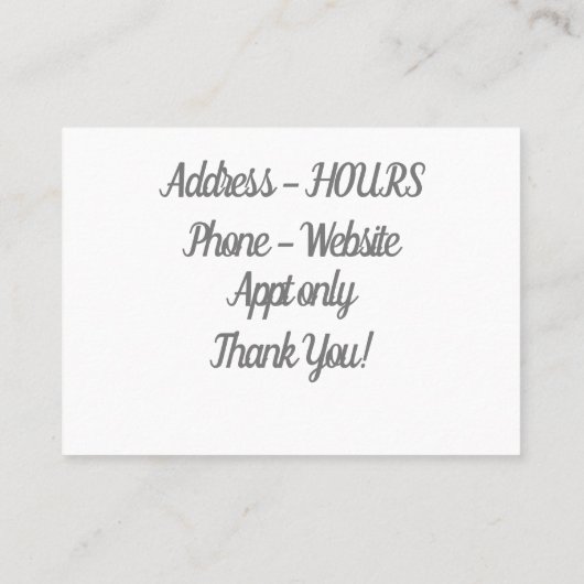 Ratilac 名刺 (裏面)