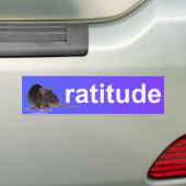 ratitude バンパーステッカー (車上)