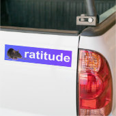 ratitude バンパーステッカー (トラック上)