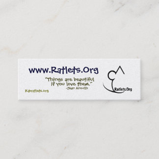 Ratlets少しカード スキニー名刺