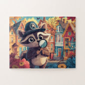 Raton Laveur Détective - Puzzle Mystérieux ジグソーパズル (横)