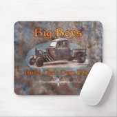 Ratrodのトラックの錆ついた金属 マウスパッド (マウス)