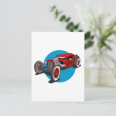 Ratrodのトラック ポストカード (スタンド正面)