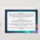 Rats 'n' Jack: Sewer Spectentialハロウィーンカード 招待状 (裏面)