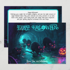 Rats 'n' Jack: Sewer Spectentialハロウィーンカード 招待状