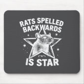 Rats Spelled Backwards Is Star  マウスパッド (正面)