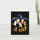 Rats Spelled Backwards Is Star Funny Rat Meme Rat カード (正面)