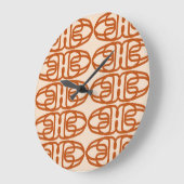 RATTAN acrylic wall clock ラージ壁時計 (傾斜)