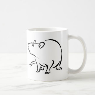 Rattitudeのラットの女性 コーヒーマグカップ