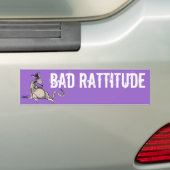 Rattitudeの悪いバンパーステッカー バンパーステッカー (車上)
