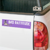 Rattitudeの悪いバンパーステッカー バンパーステッカー (トラック上)