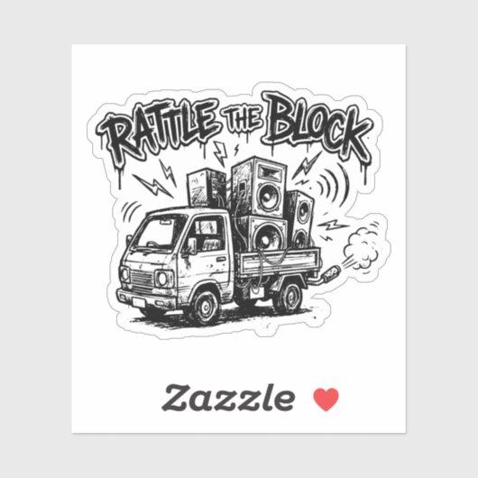 Rattle The Block シール (シート)