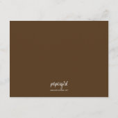 Rattles Baby Shawerモダンレジストリカード エンクロージャーカード (裏面)