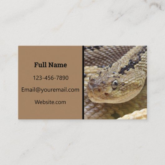 Rattlesnake名刺 名刺 (正面)