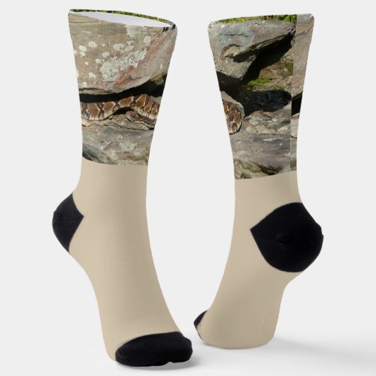 Rattlesnake at Shenandoah National Park ソックス (傾斜あり)