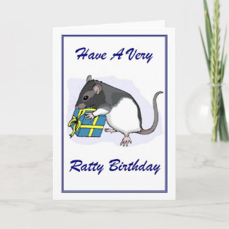 Ratty誕生日 カード