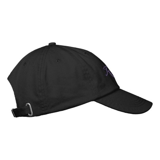 Ratzinger Baseballcap black 刺繍入りキャップ (右)
