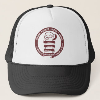 RAUC トラッカーハット マロンロゴ