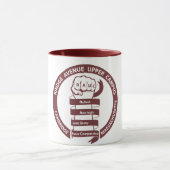 RAUC Mug Maroon Logo マグカップ (中央)