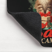 Raunchy Christmas Cat Naughty Funny Gag Prank Humo マウスパッド (コーナー)