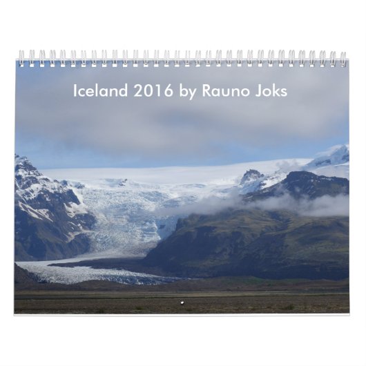 Rauno Joks著旅行アイスランド2016のカレンダー カレンダー (カバー)
