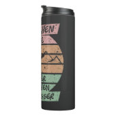 Rausgehen ist krasser, Sonnenuntergang, Berge  タンブラー (回転右)