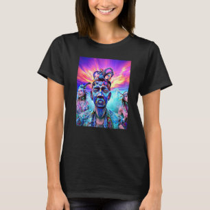 RaveパーティーサイケデリックEDM Trance Club DJデザインP Tシャツ