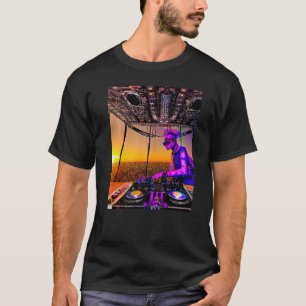 RaveパーティーサイケデリックEDM Trance Club DJ 6 Tシャツ