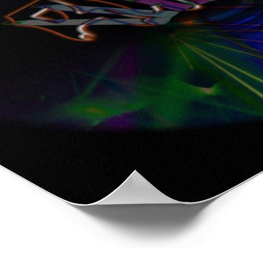 Raveポスター ポスター (角)