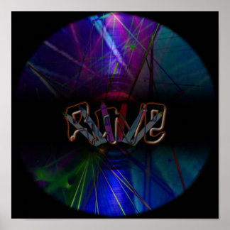 Raveポスター ポスター