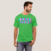 Rave Daddy EDM Music Festival Father Optical Illus Tシャツ (正面フル)