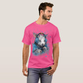 Rave Edmウォンバットヘッドフォン Tシャツ (正面フル)