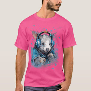 Rave Edmウォンバットヘッドフォン Tシャツ