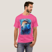 Rave Edm Capybaraヘッドフォン Tシャツ (正面フル)