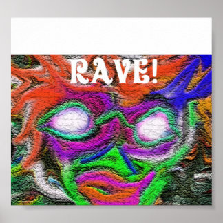 Rave flyer ポスター