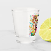 Rave Party Shot Glass – vibrant Fun ショットグラス (左)