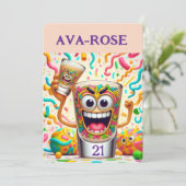 Rave Party Shot Glass – vibrant Fun  招待状 (スタンド正面)