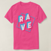 Rave Techno Music  Tシャツ (デザイン正面)